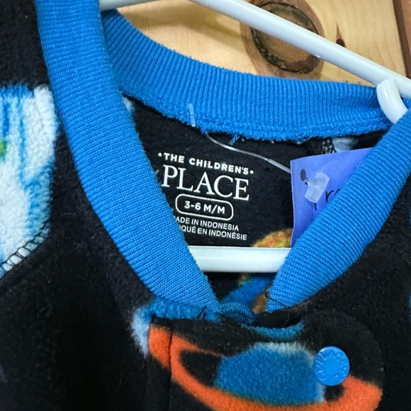 3-6m Fleece Zipper Pyjama - Picture 3 of 4